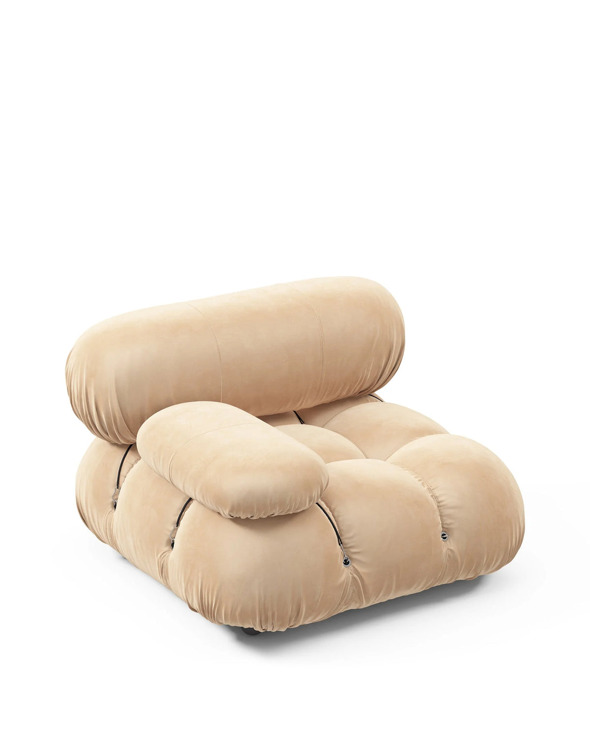 Cameleon 70™ left-arm module | deep tufting - modules 70 | modular sofa element | madorne