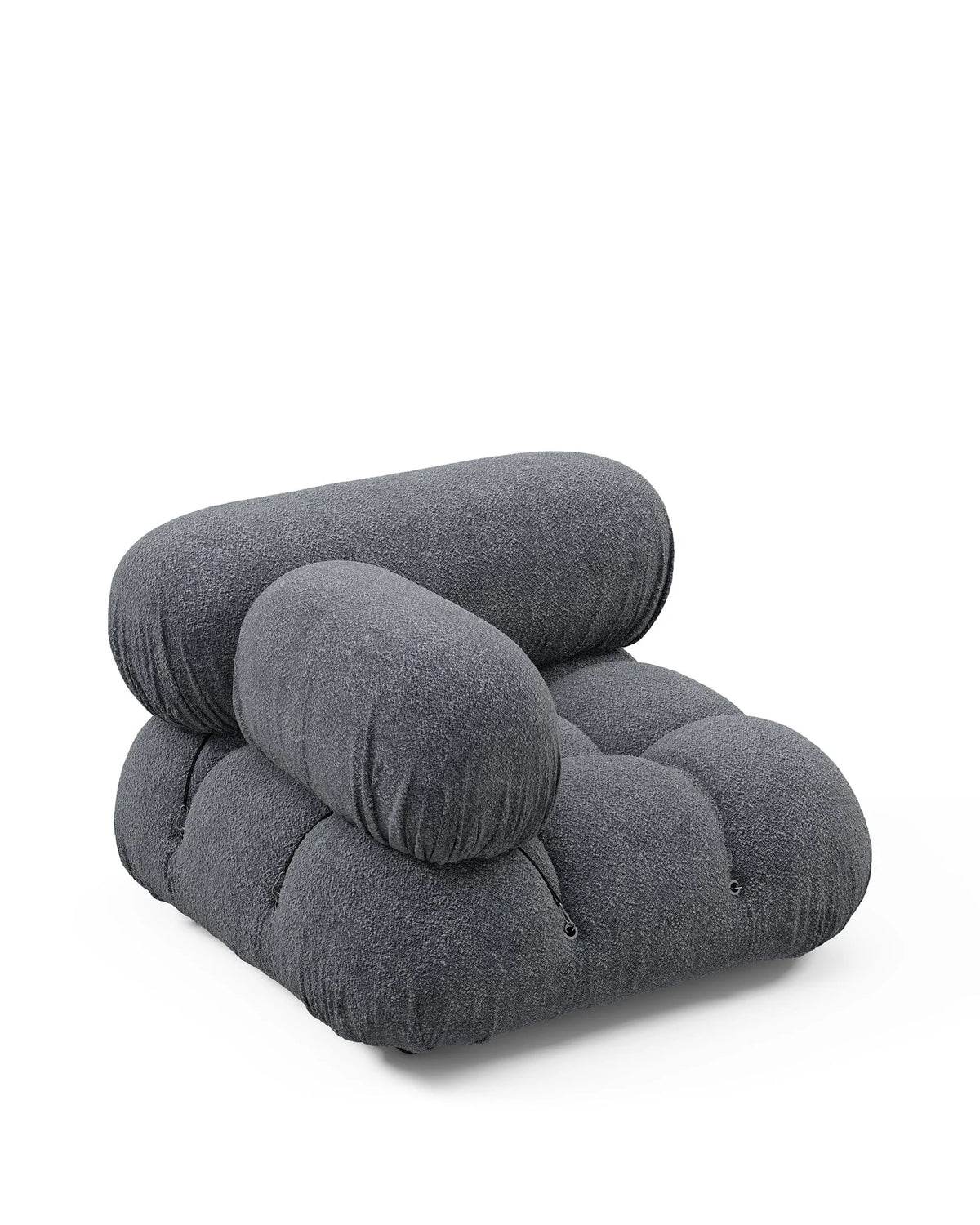 Cameleon 70™ left-corner module | deep tufting - modules 70 | modular sofa element | madorne