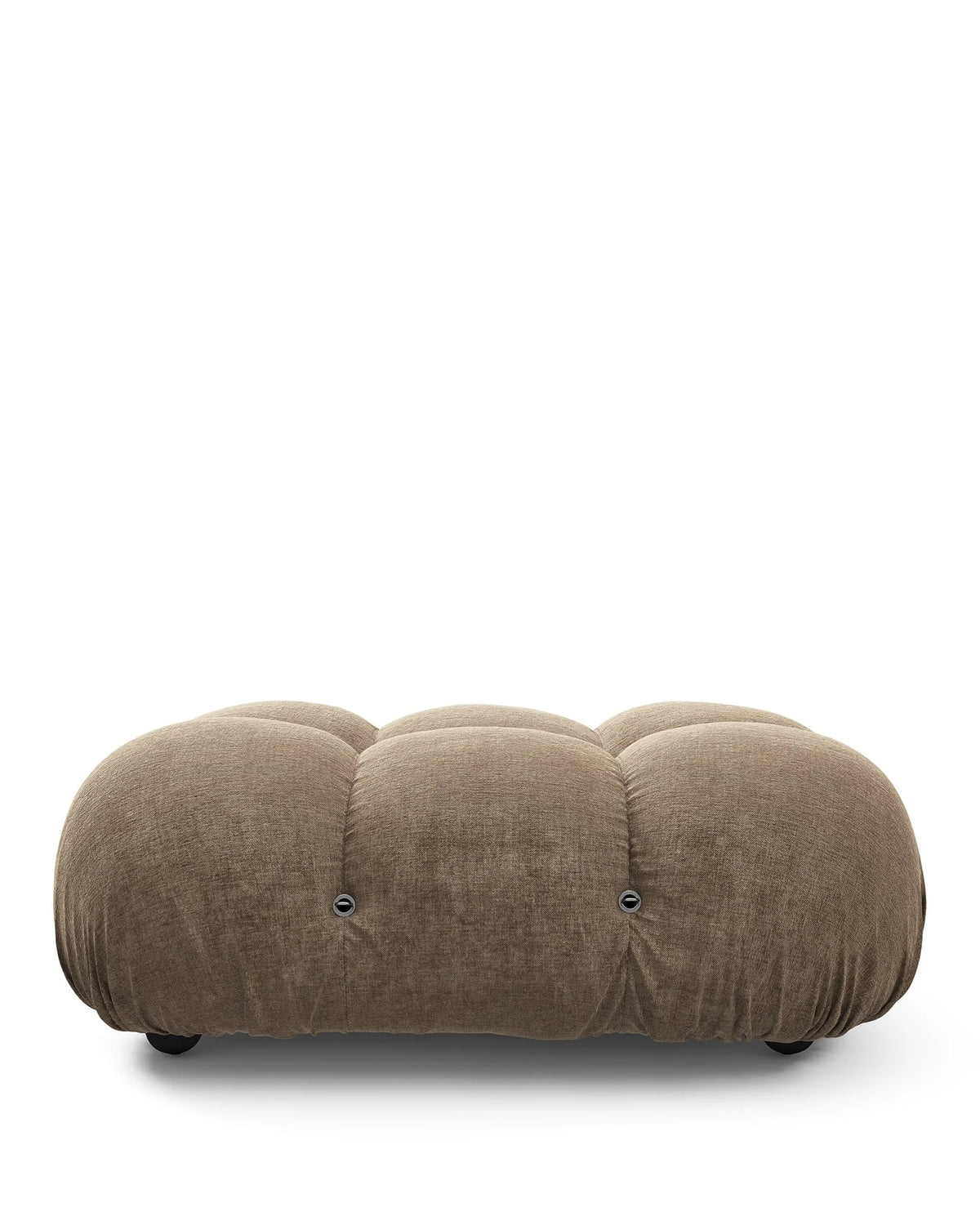 Cameleon 70™ ottoman | deep tufting - cappuccino brown chenille - stools & ottomans 70 | designer | madorne