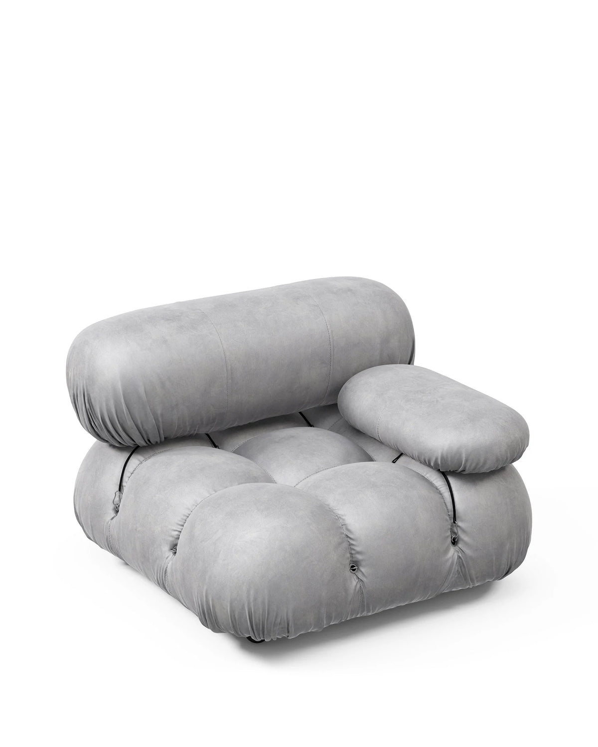 Cameleon 70™ right-arm module | deep tufting - modules 70 | modular sofa element | madorne