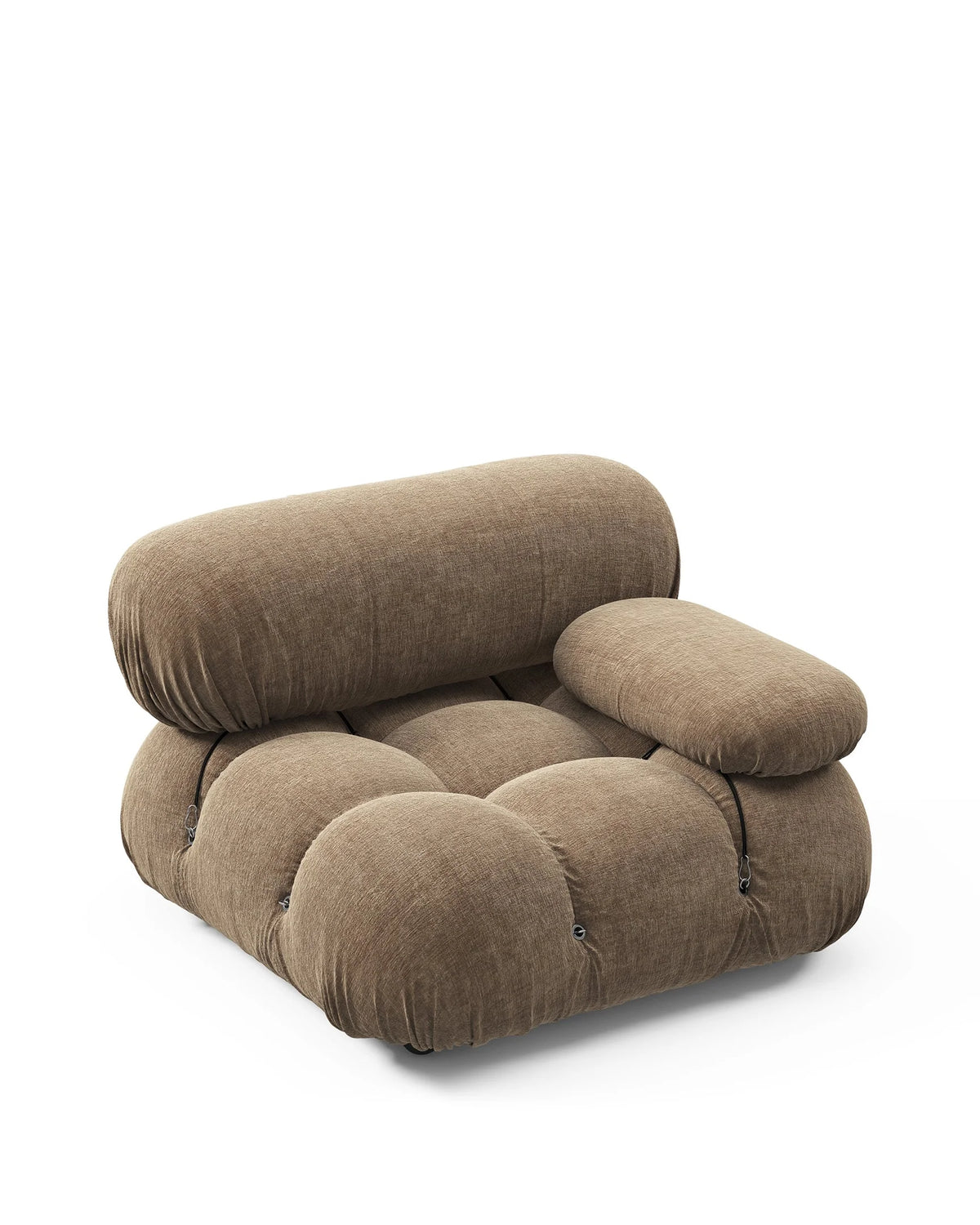 Cameleon 70™ right-arm module | deep tufting - modules 70 | modular sofa element | madorne
