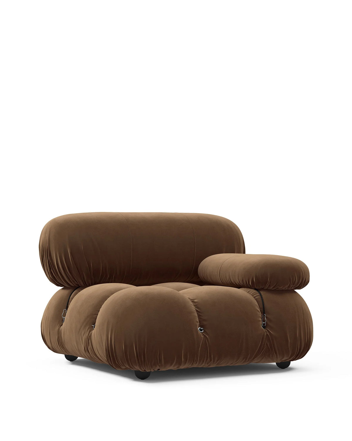 Cameleon 70™ right-arm module | deep tufting - modules 70 | modular sofa element | madorne