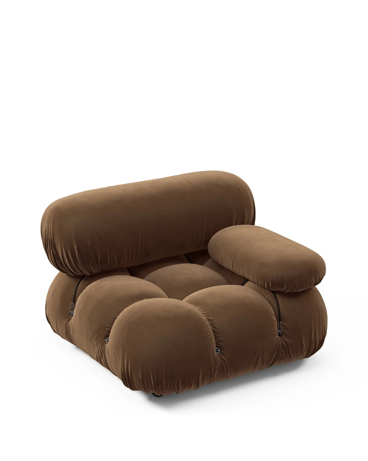 Cameleon 70™ right-arm module | deep tufting - modules 70 | modular sofa element | madorne