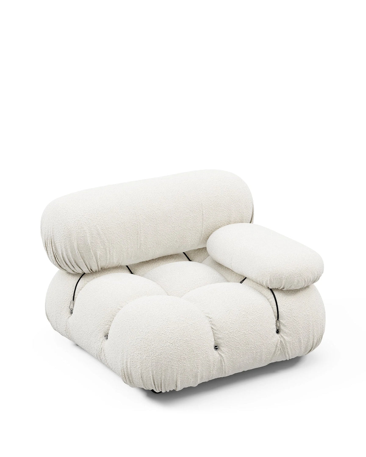 Cameleon 70™ right-arm module | deep tufting - modules 70 | modular sofa element | madorne