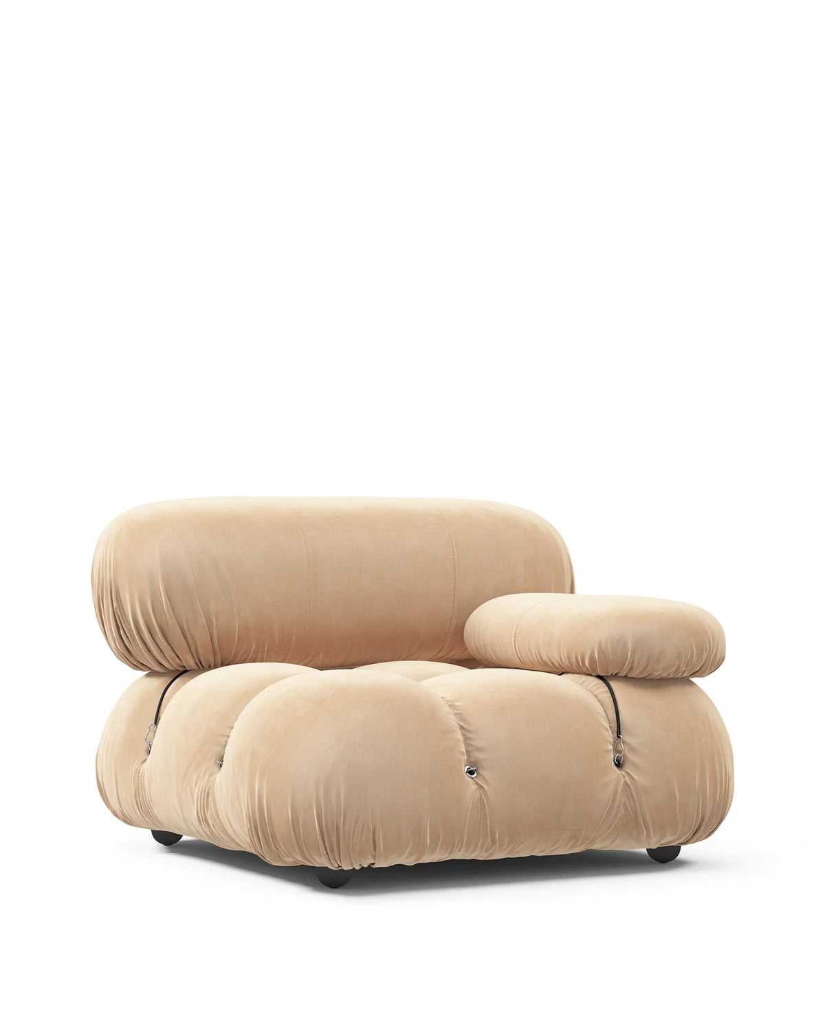 Cameleon 70™ right-arm module | deep tufting - modules 70 | modular sofa element | madorne
