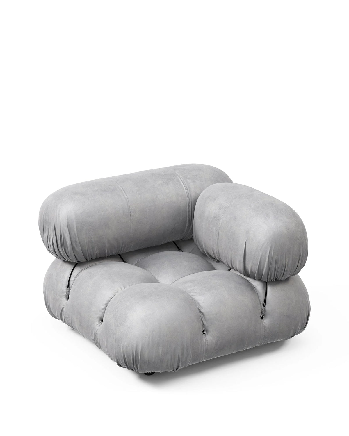 Cameleon 70™ right-corner module | deep tufting - modules 70 | modular sofa element | madorne