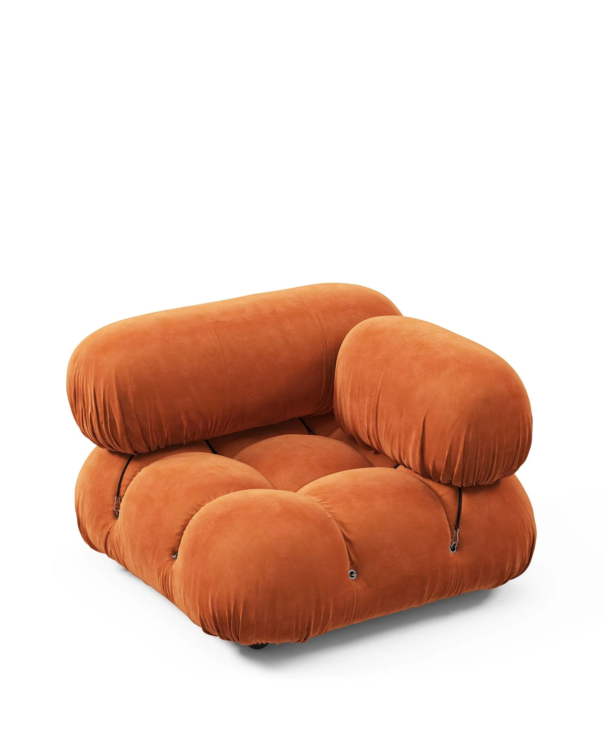 Cameleon 70™ right-corner module | deep tufting - modules 70 | modular sofa element | madorne