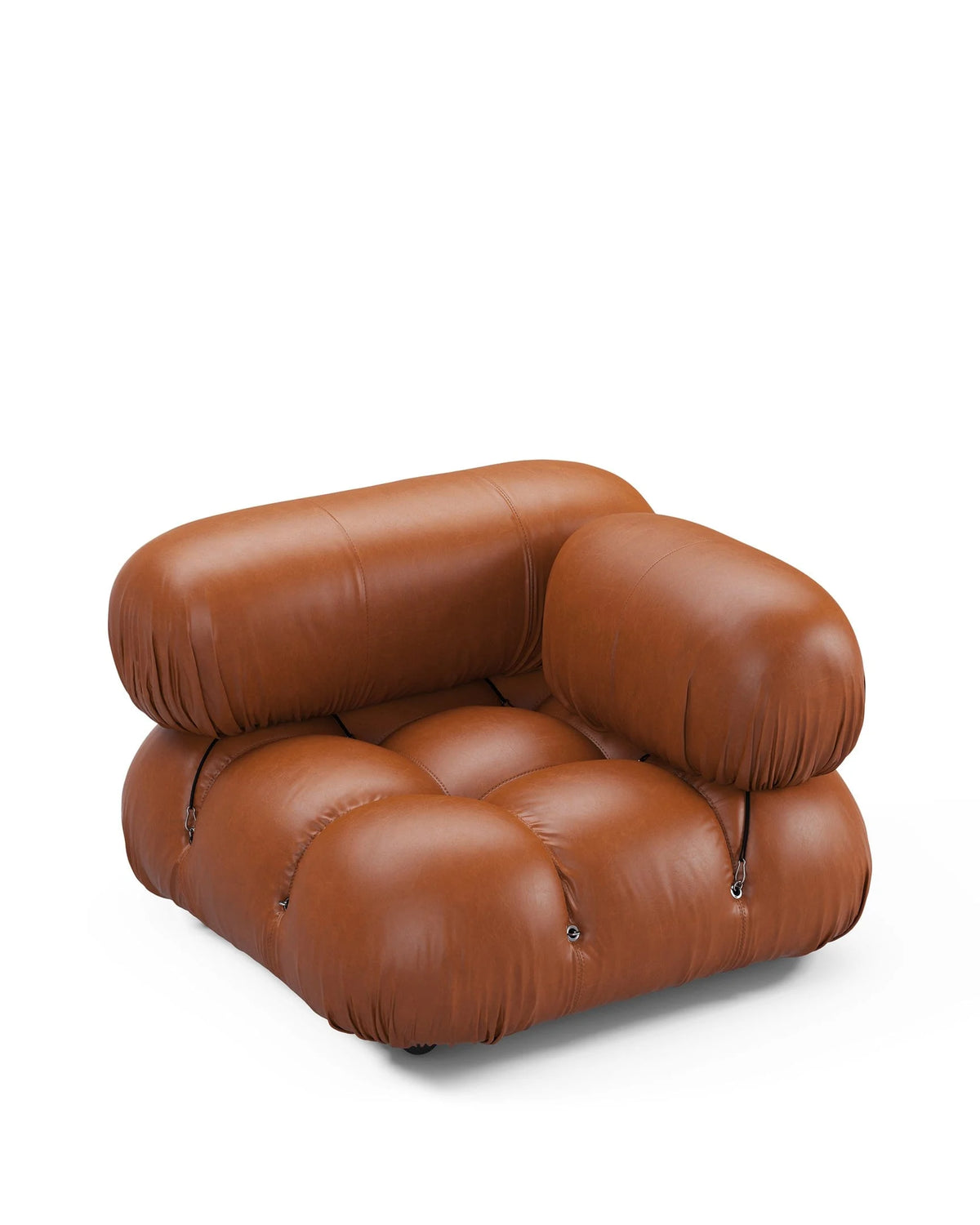 Cameleon 70™ right-corner module | deep tufting - modules 70 | modular sofa element | madorne