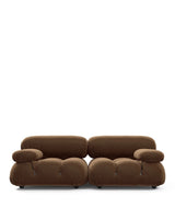 Cameleon 70™ two-seater sofa | modular tufting - mocha velvet - 2 seaters 70 | designer | madorne