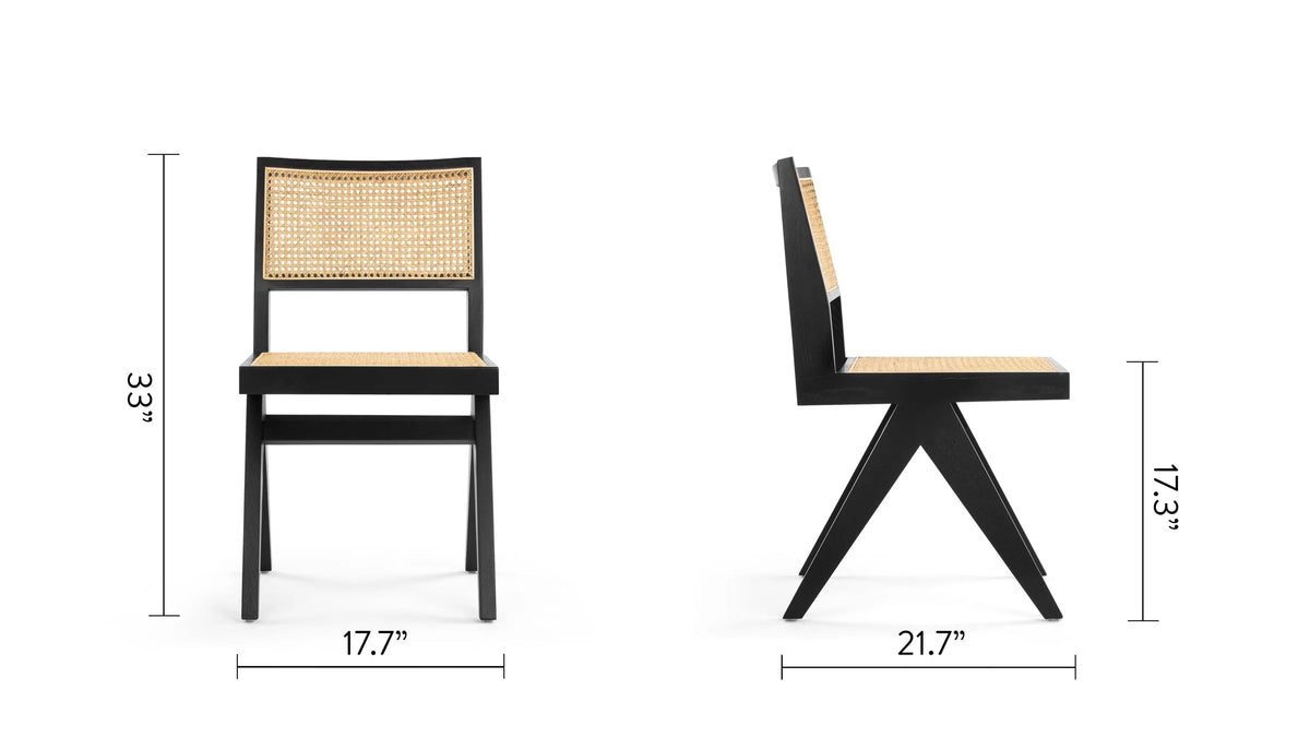 Capitol 50™ dining chair | cane and solid wood - chairs 50 | madorne