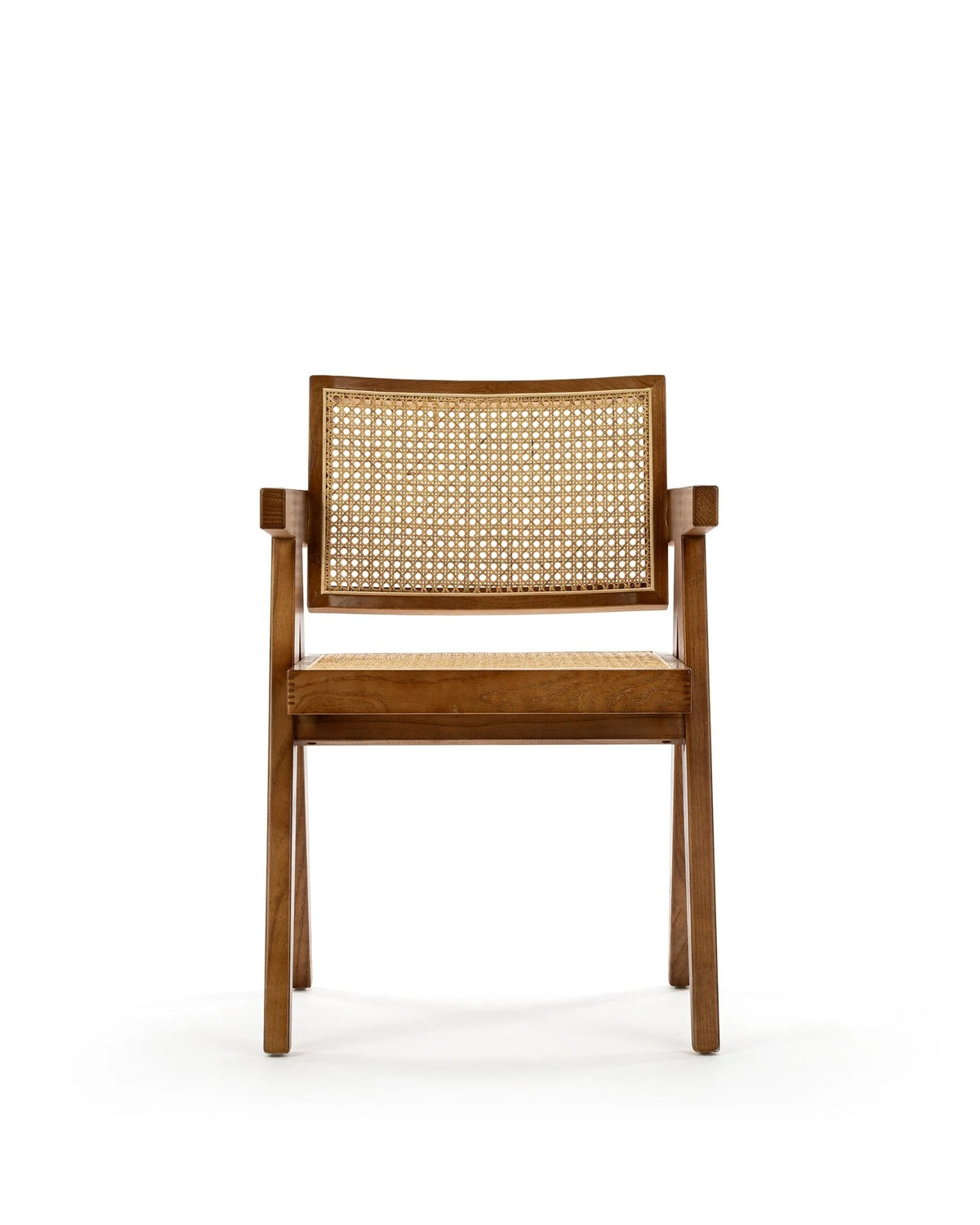 Capitol 50™ rattan armchair | solid wood - walnut - dining chairs 50 | designer chair | madorne