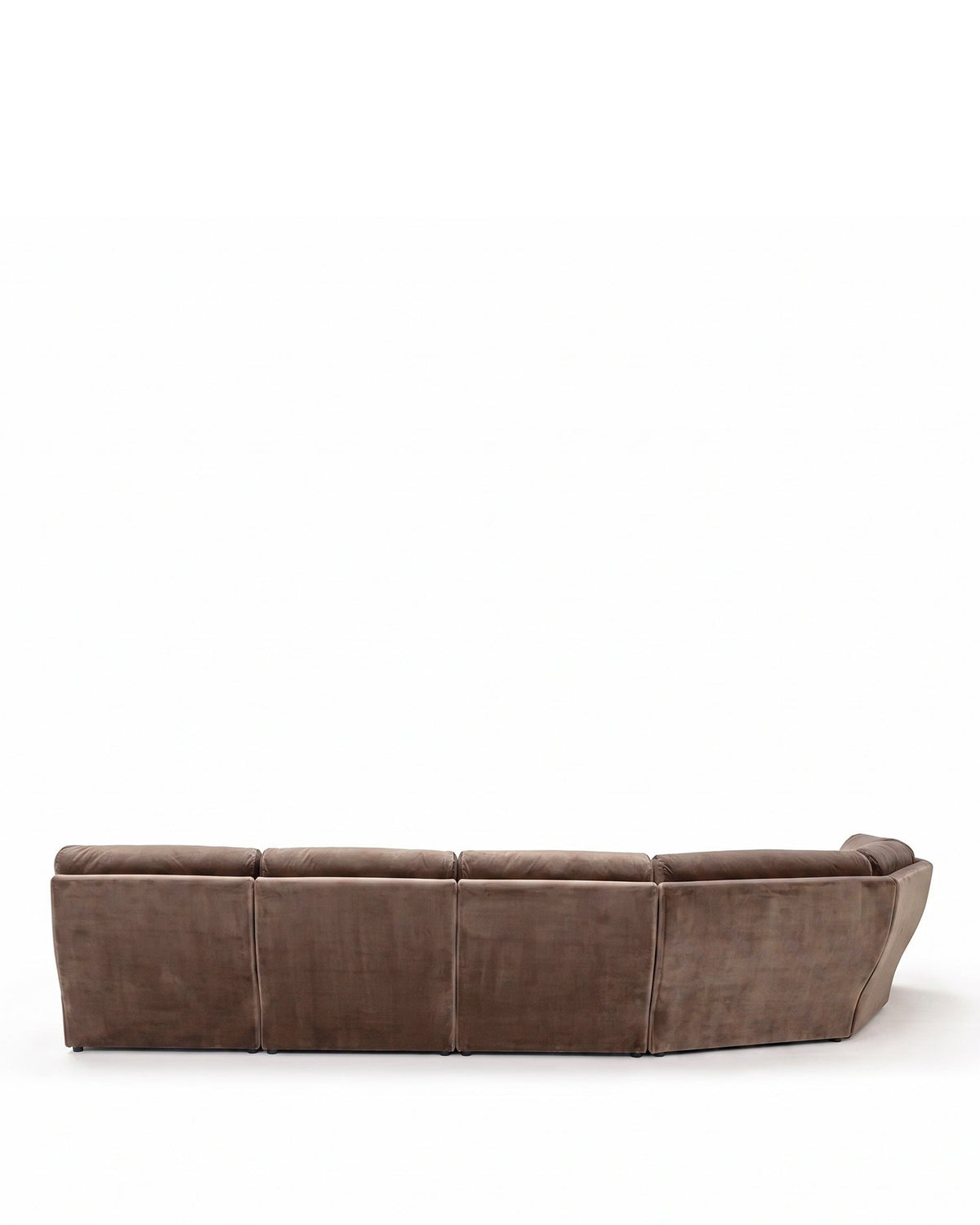 Carson curve™ modular sofa | mink velvet - sofas curved | curve by madorne