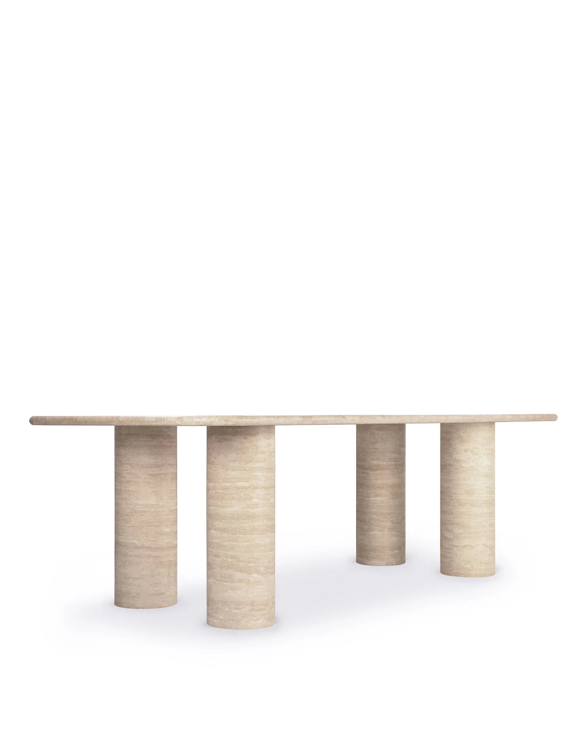 Cata™ dining table | honed travertine - tables cata | modern | madorne