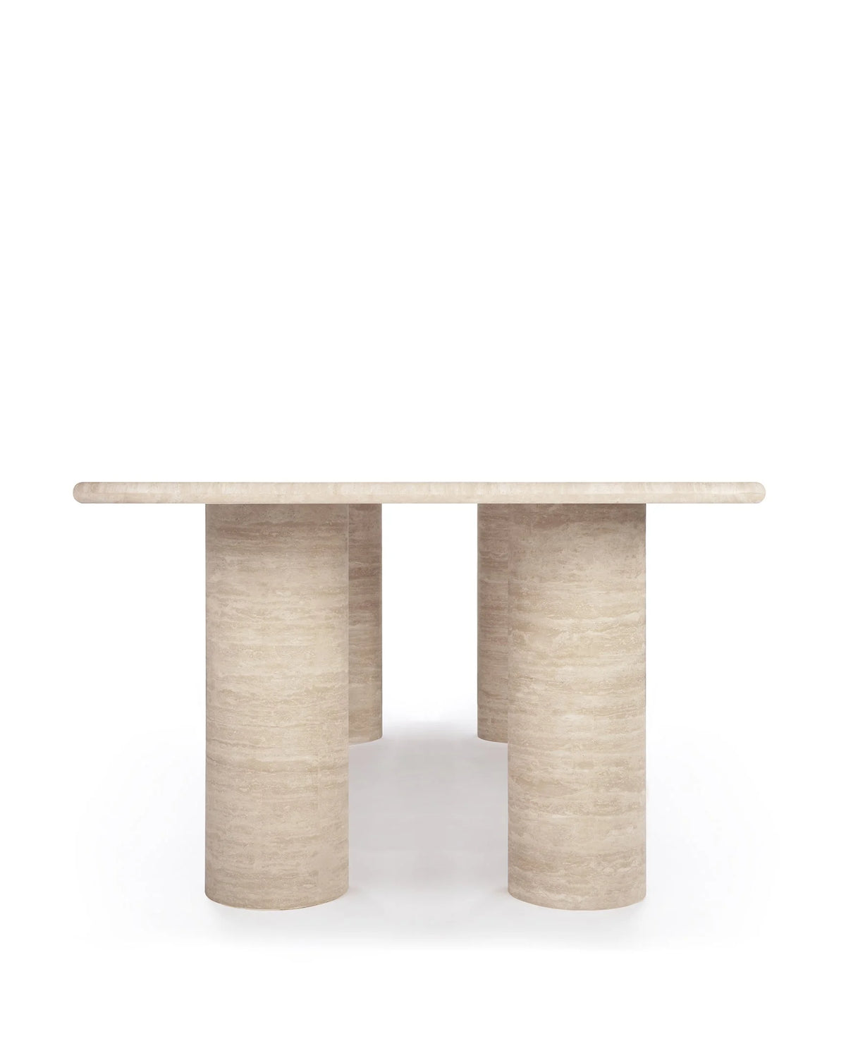 Cata™ dining table | honed travertine - tables cata | modern | madorne