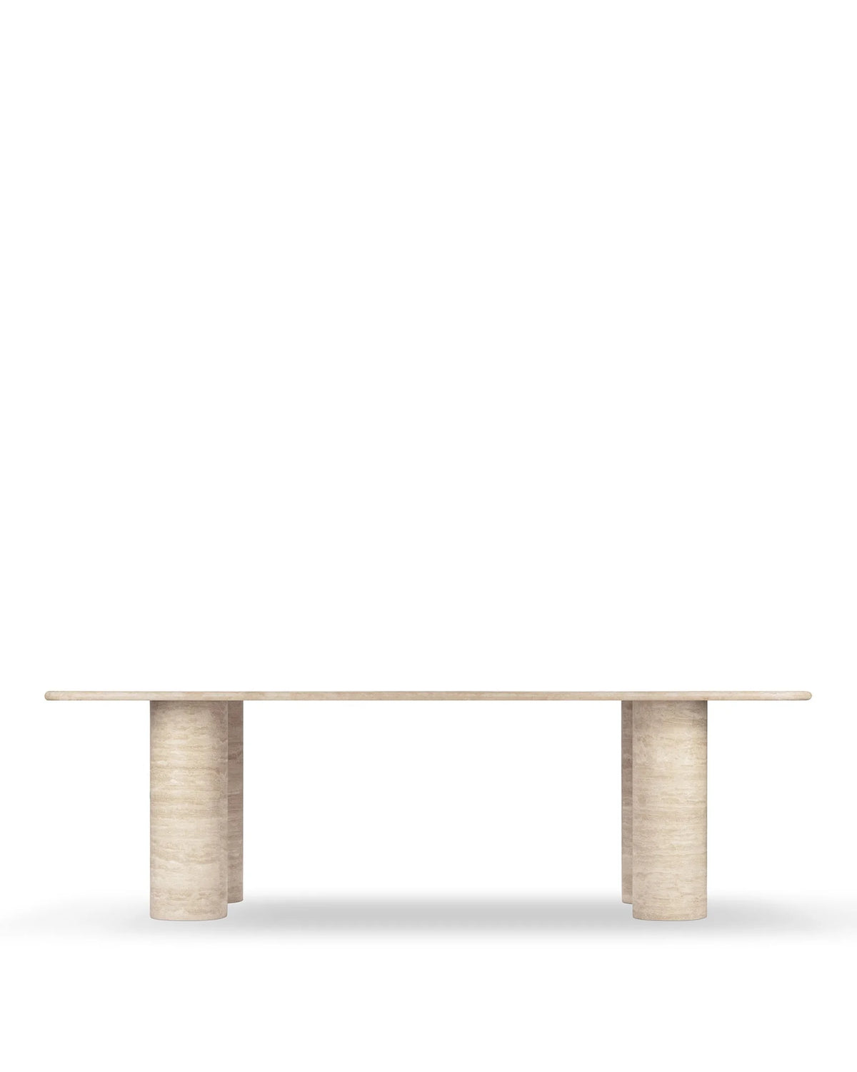 Cata™ dining table | honed travertine - tables cata | modern | madorne