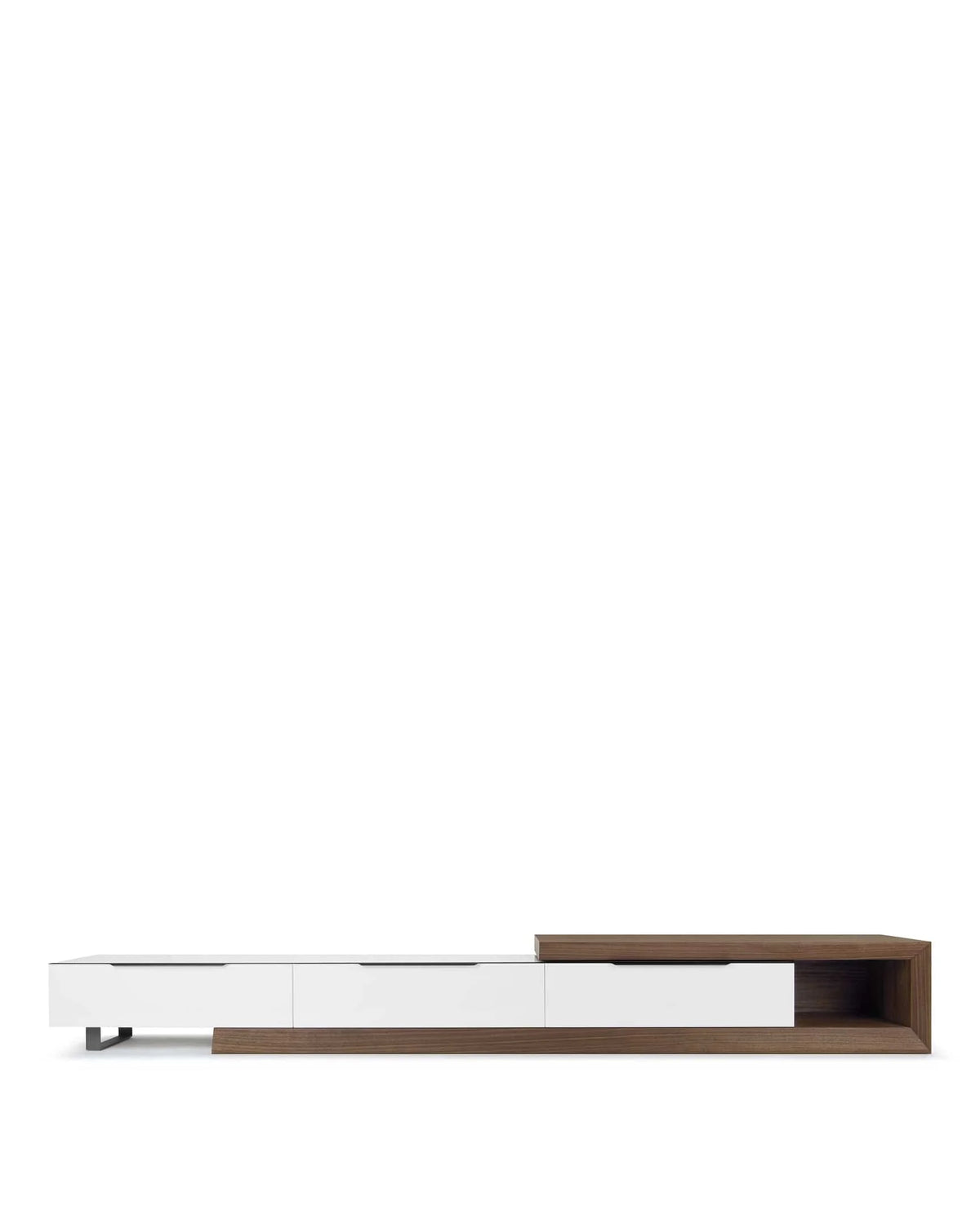 Cela™ adjustable media console - storage cela | furniture | madorne