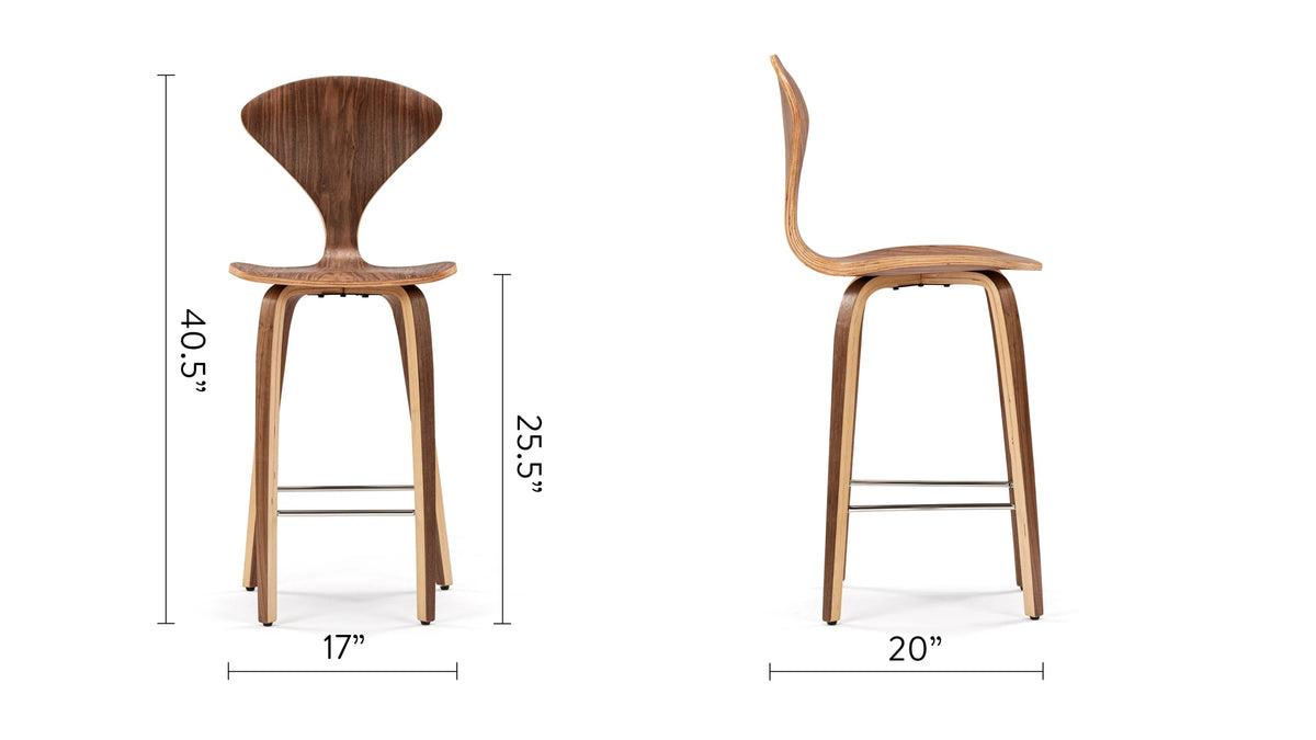 Cherna™ counter stool | molded ash - bar & stools cherner stool-inspired | madorne