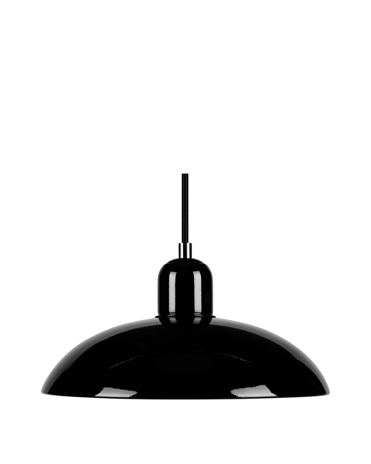 Cila™ pendant | domed steel shade - black - lighting kaiser idell 6631-p pendant-inspired | madorne