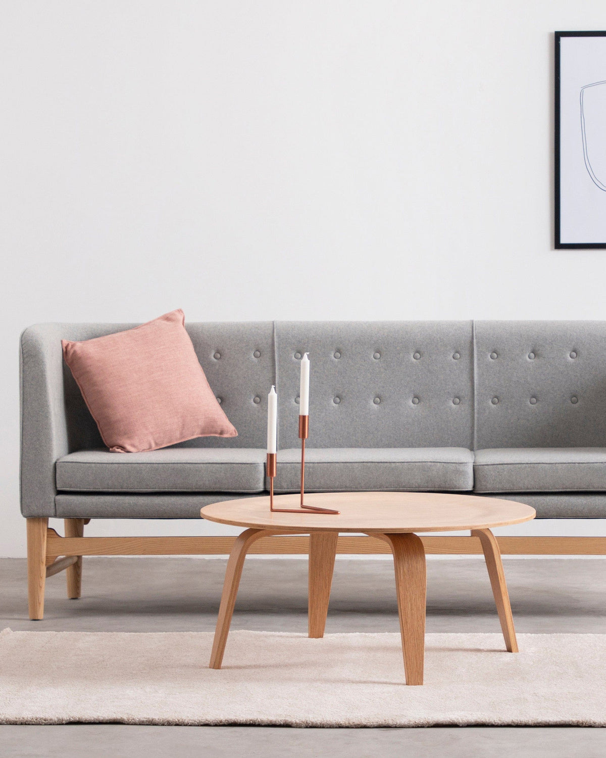 Civic 39™ three-seater sofa | wool and ash - 3 seaters 39 | madorne