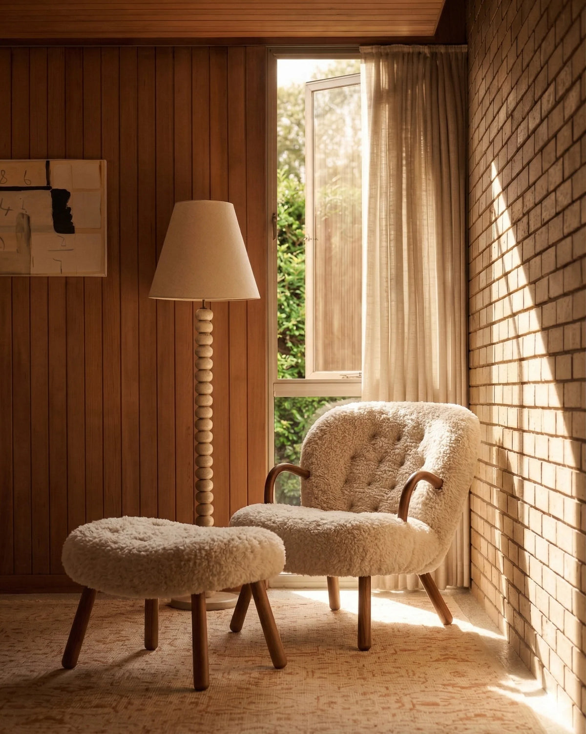 Clama 44™ lounge chair | textured upholstery - chairs 44 | madorne