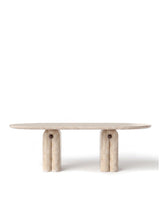 Clama Stone™ Dining Table | Travertine