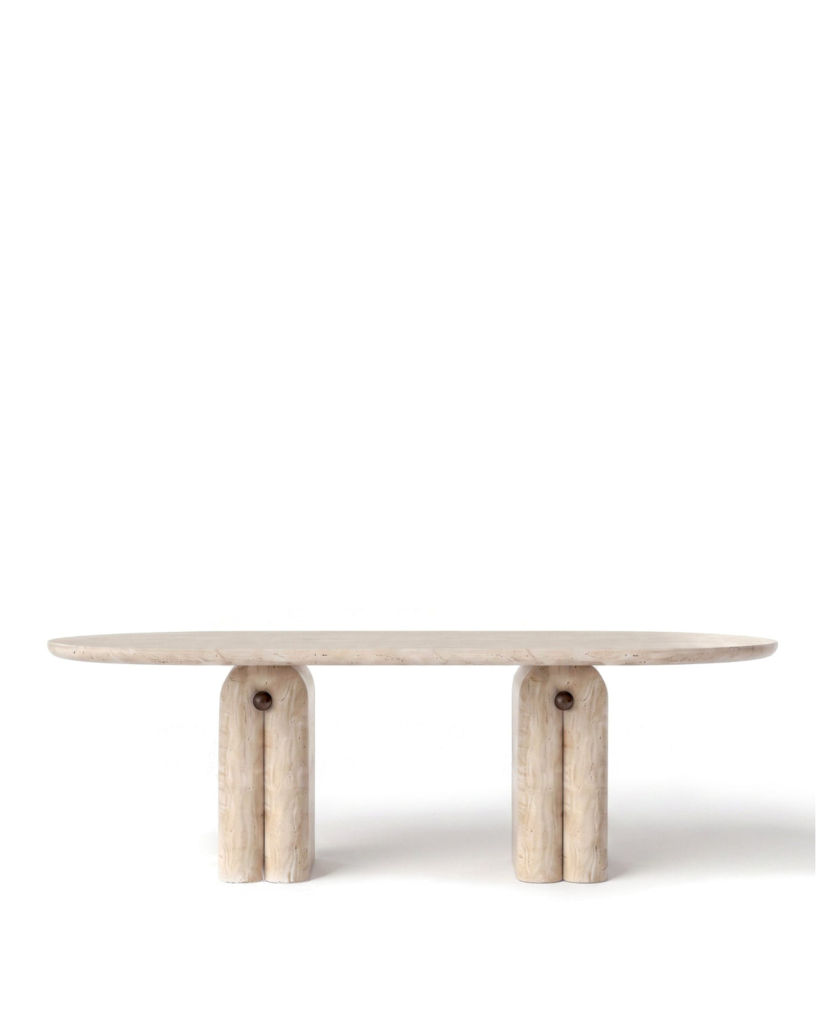 Clama Stone™ Dining Table | Travertine