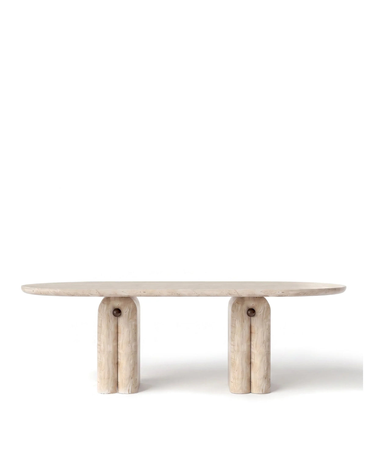 Clama Stone™ Dining Table | Travertine