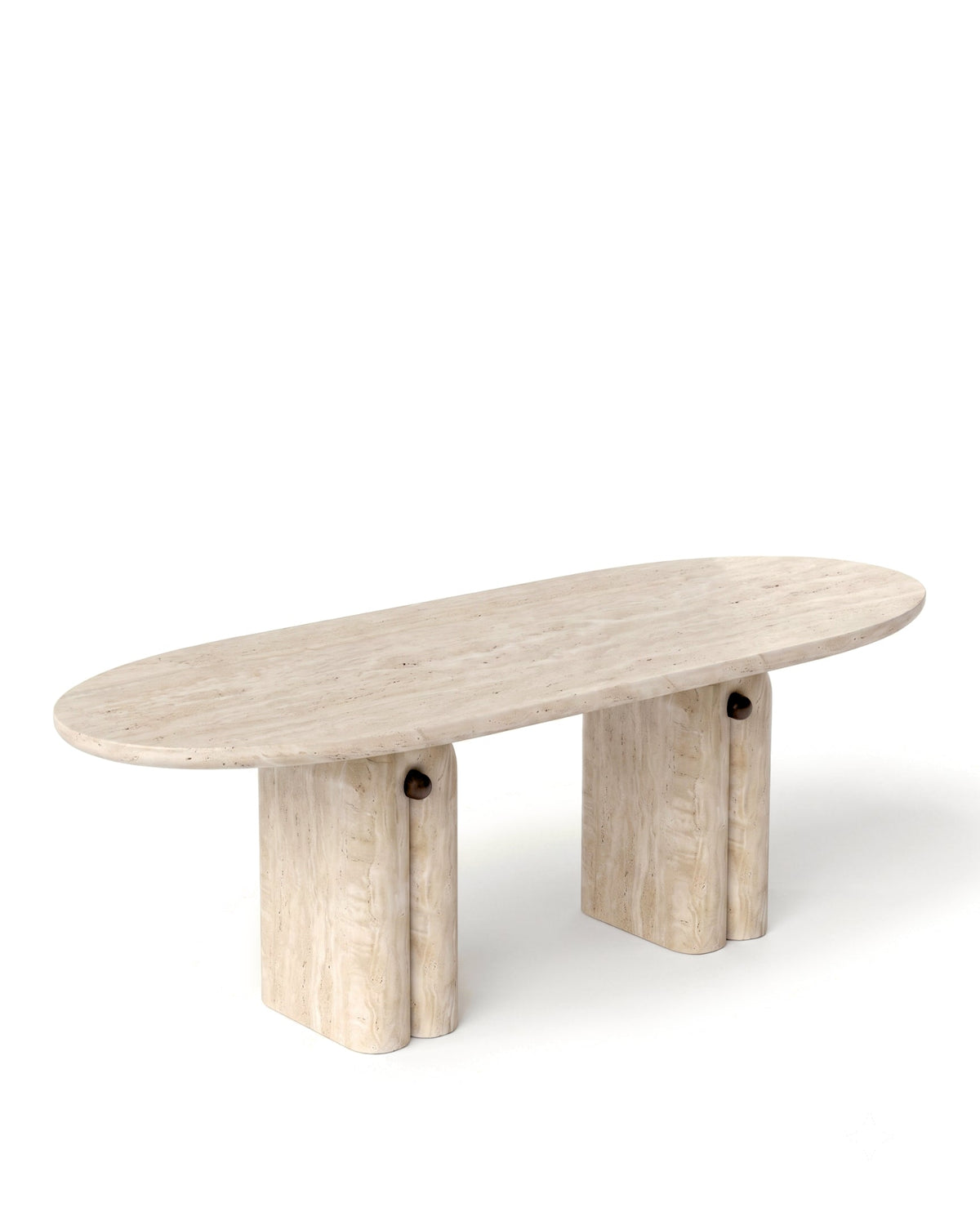 Clama Stone™ Dining Table | Travertine
