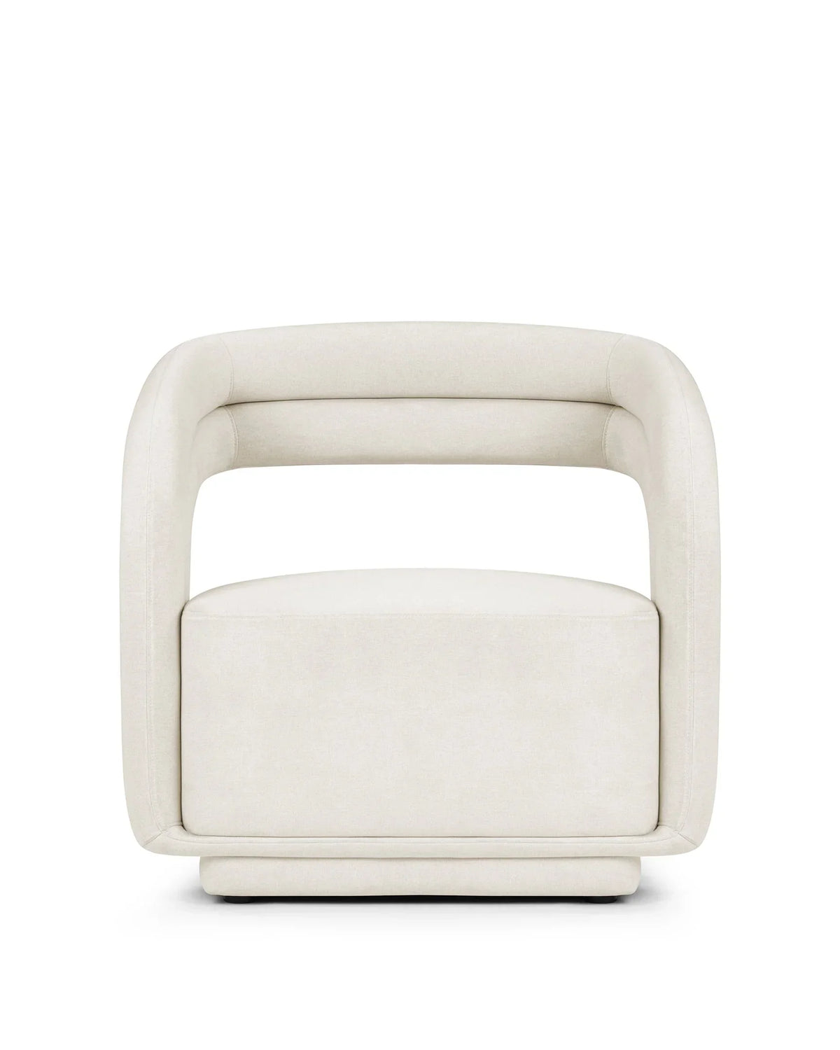 Cloe™ lounge chair | soft brushed woven fabric - chairs cloe | modern | madorne