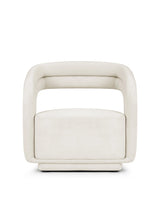 Cloe™ lounge chair | soft brushed woven fabric - chairs cloe | modern | madorne