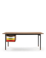 Coena™ desk | walnut wood frame - desks nyhavn desk-inspired | madorne