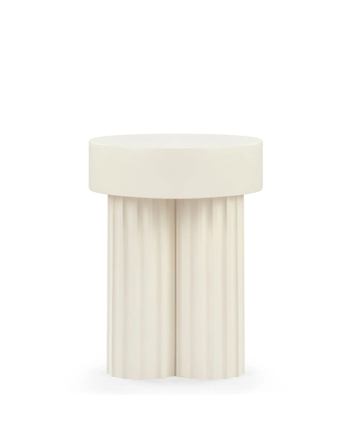 Cog™ side table | lightweight concrete - tables cog inspired by gear | madorne