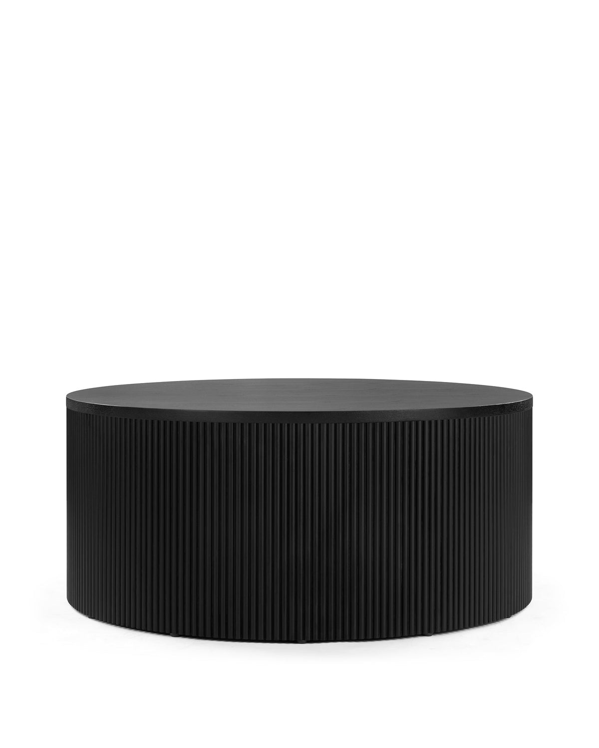 Cora flute™ coffee table | black ash - tables flute | madorne