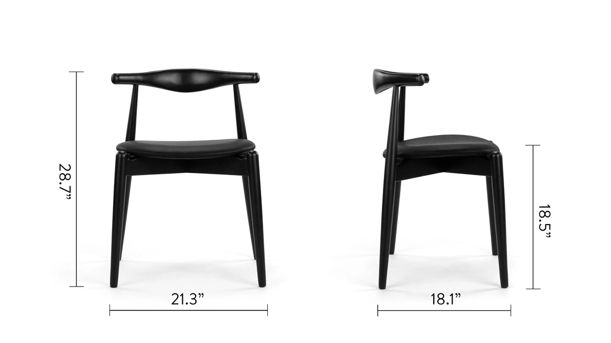 Curve 20™ dining chair | wood and upholstery - chairs 20 | madorne
