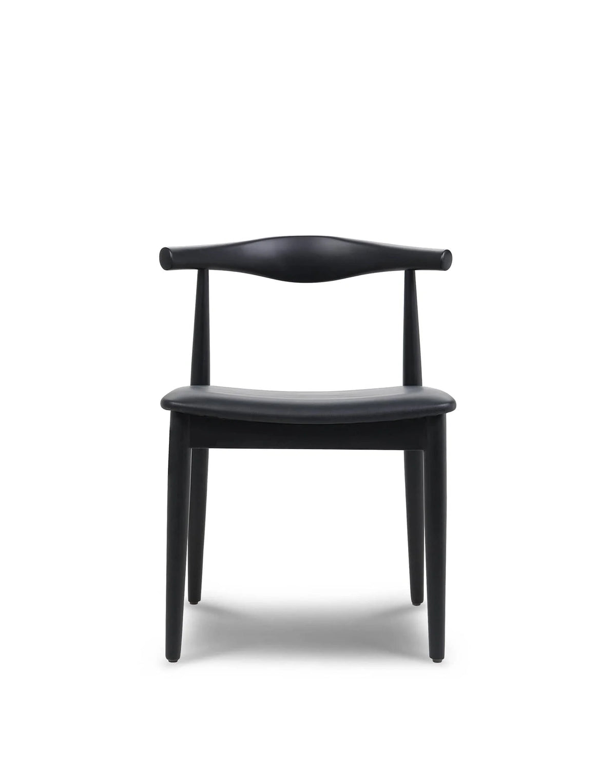 Curve 20 wide™ dining chair | sculpted wood - black - chairs wide | madorne