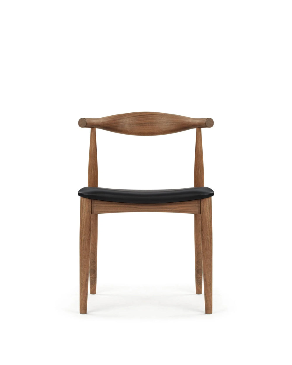 Curve 20 wide™ dining chair | sculpted wood - walnut - chairs wide | madorne