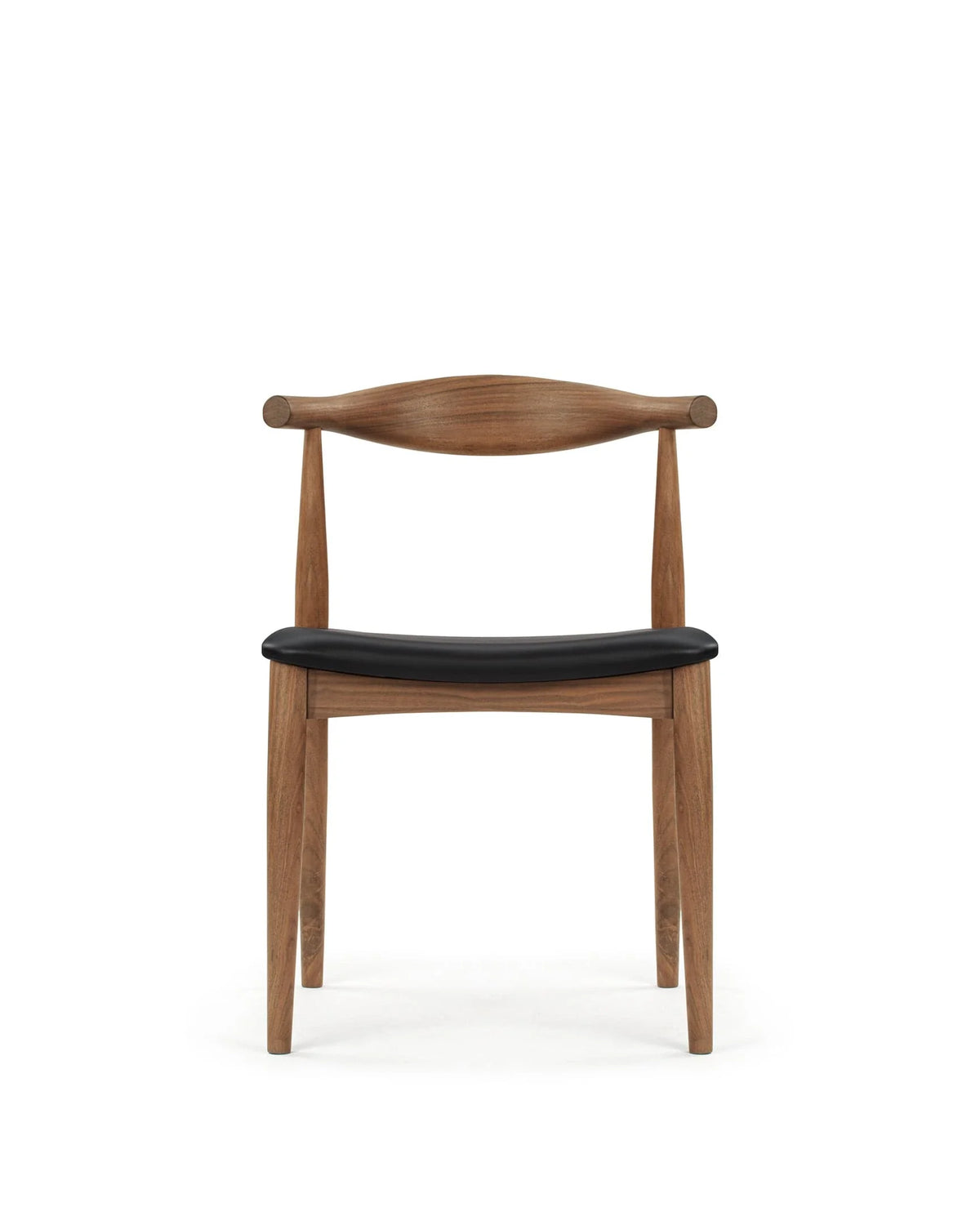 Curve 20 wide™ dining chair | sculpted wood - walnut - chairs wide | madorne
