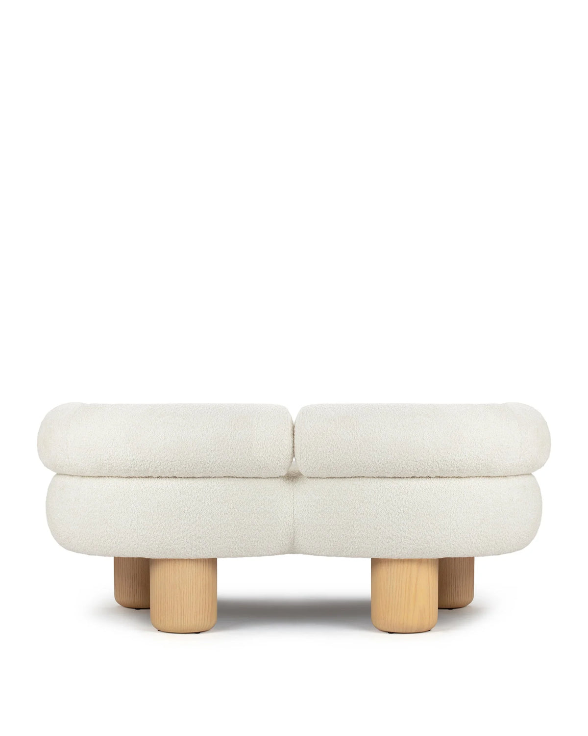 Dala™ two seater sofa | luxe boucle polyester - 2 seaters siamese sofa-inspired | madorne