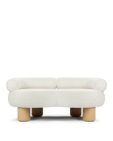 Dala™ two seater sofa | luxe boucle polyester - 2 seaters siamese sofa-inspired | madorne
