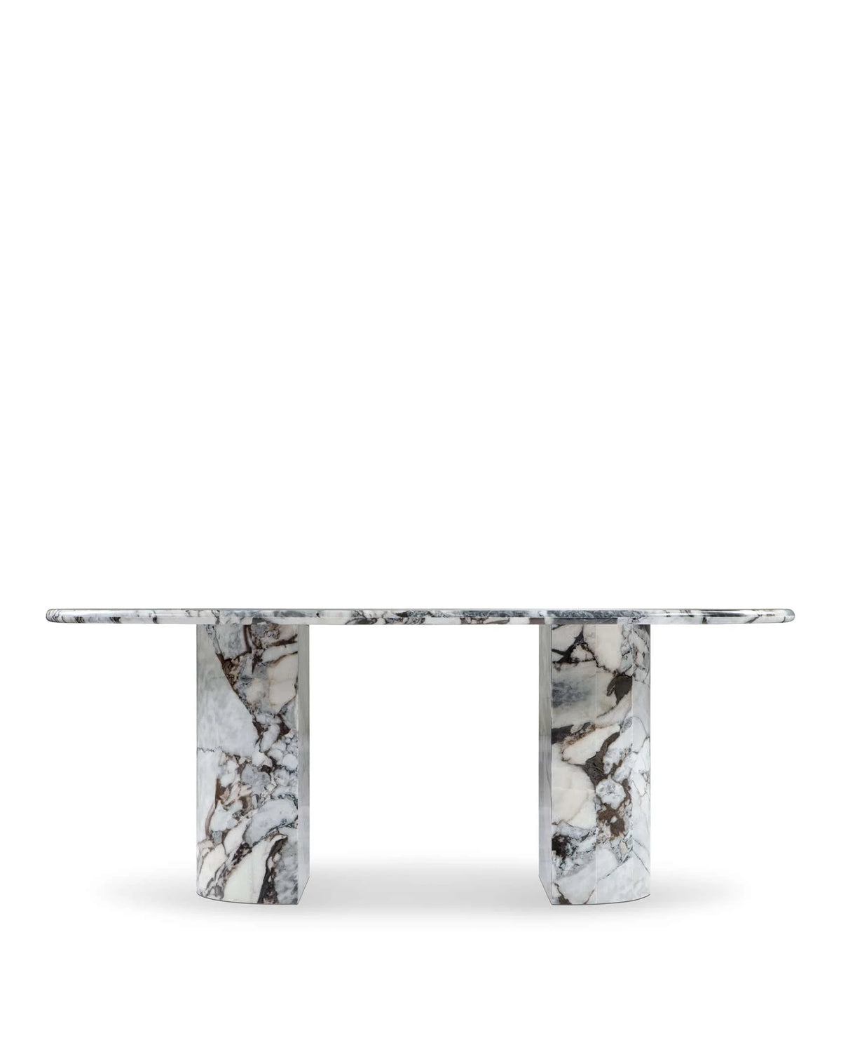 Danta 77™ dining table | marble or concrete - tables 77in | madorne