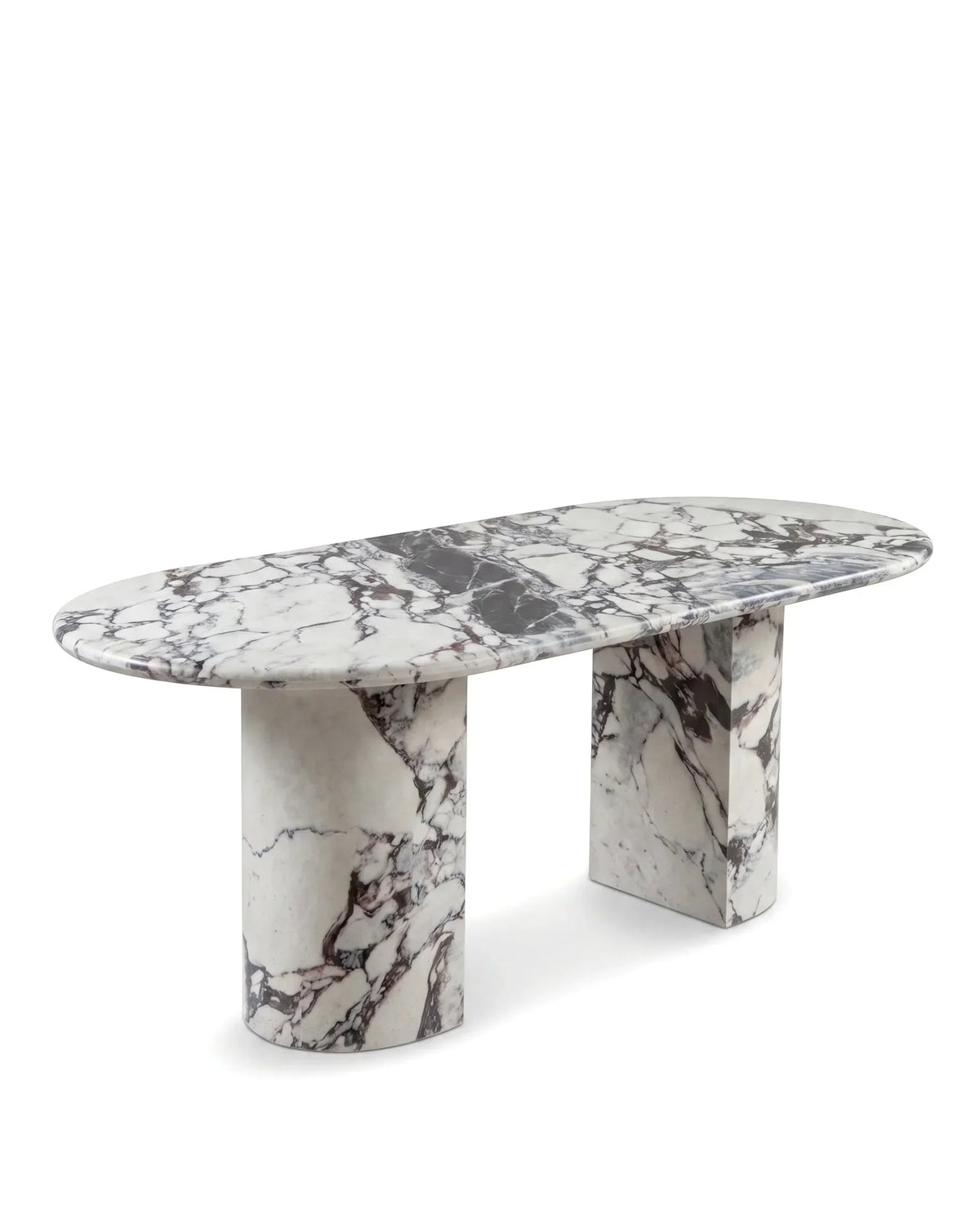 Danta 77™ dining table | marble or concrete - tables 77in | madorne
