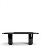 Danta gloss™ 98-inch dining table | black lacquer - tables gloss | madorne
