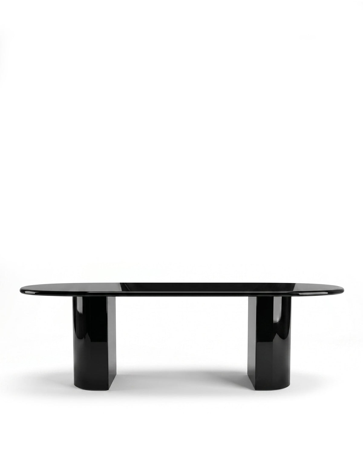 Danta gloss™ 98-inch dining table | black lacquer - tables gloss | madorne