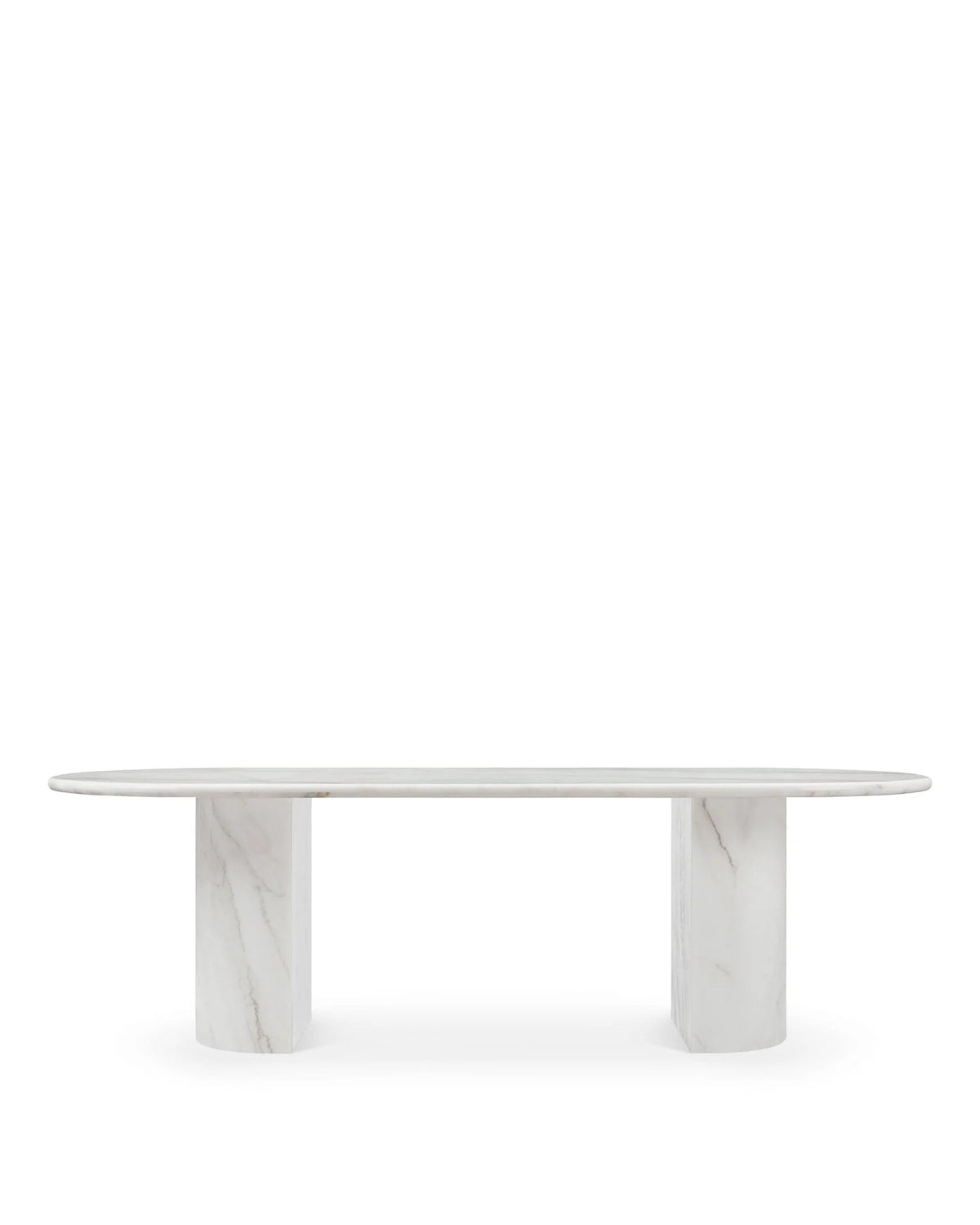 Dante 98™ dining table | sculptural finish - fiore bianco marble - tables 98 | madorne