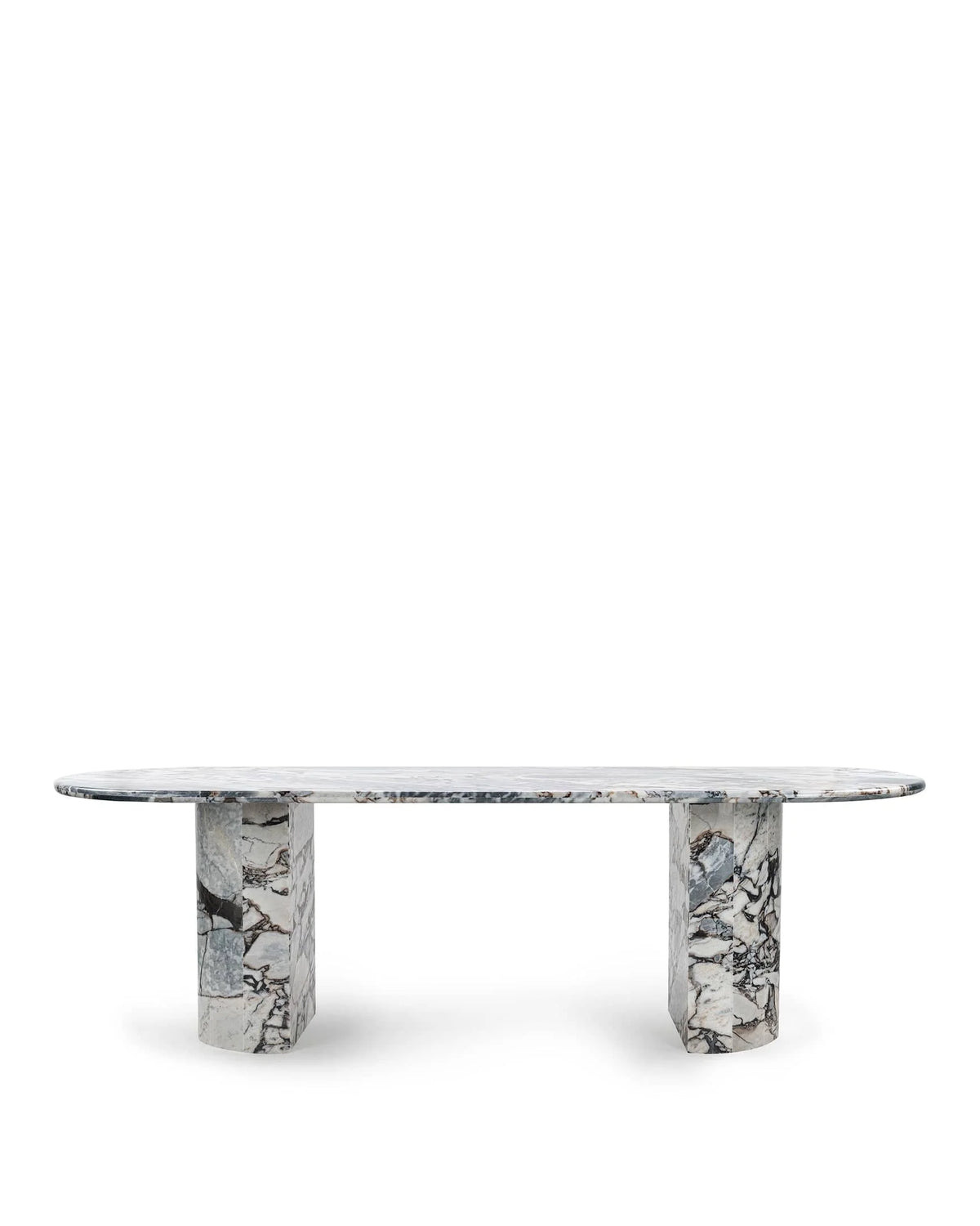 Dante 98™ dining table | sculptural finish - modellato marble - tables 98 | madorne