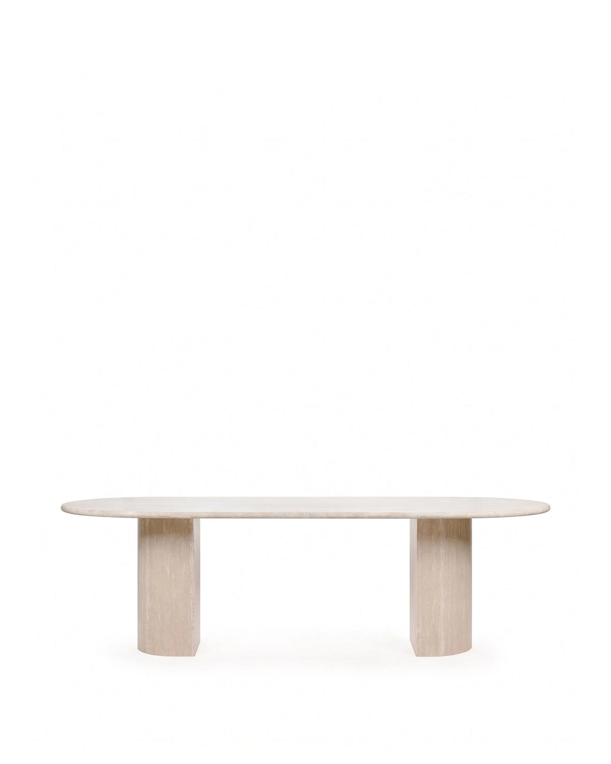 Dante 98™ dining table | sculptural finish - travertine textured concrete - tables 98 | madorne
