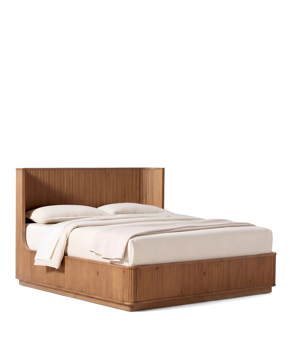 Dava™ queen bed | walnut - beds dava | modern furniture design | madorne