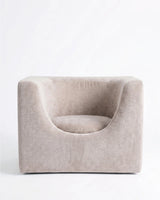 Deauva™ armchair | oat chenille - lounge chairs deauva | modern chair | madorne