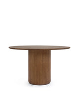 Deca 51™ round dining table | walnut veneer - tables 51 | designer | madorne