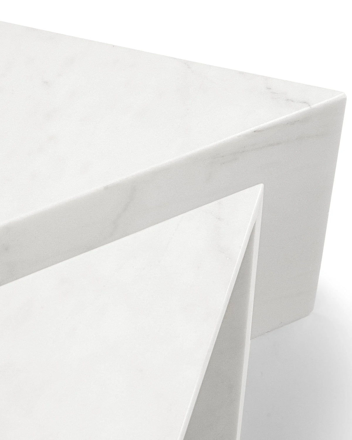 Deia™ coffee table set | polished italian white marble - tables deia | madorne